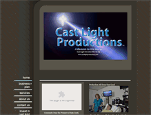 Tablet Screenshot of castlightproductions.com
